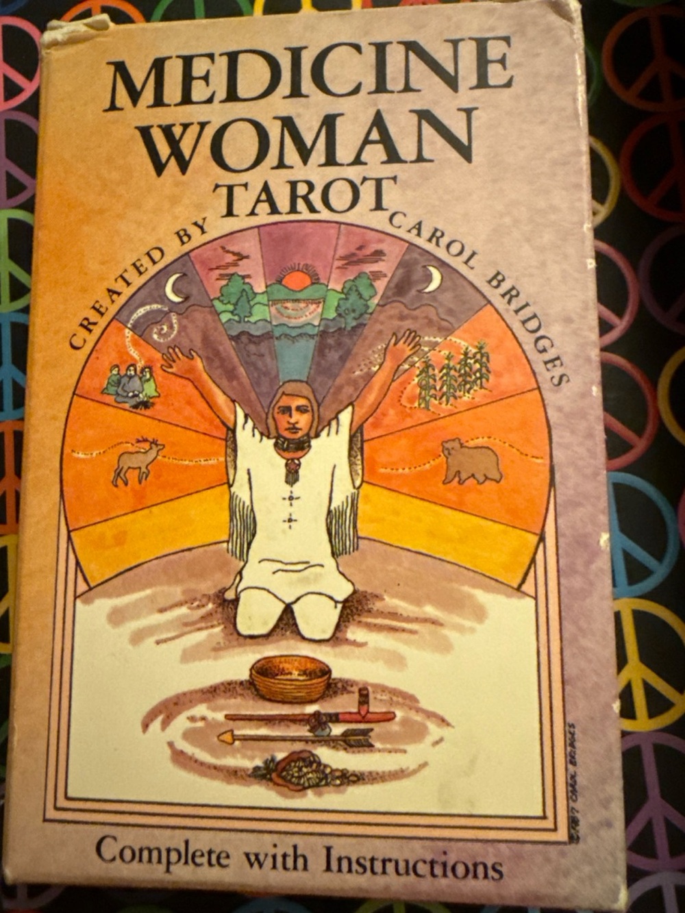 Medicine Woman Tarot Deck by Carol Bridges 1987 vintage deck metaphysical